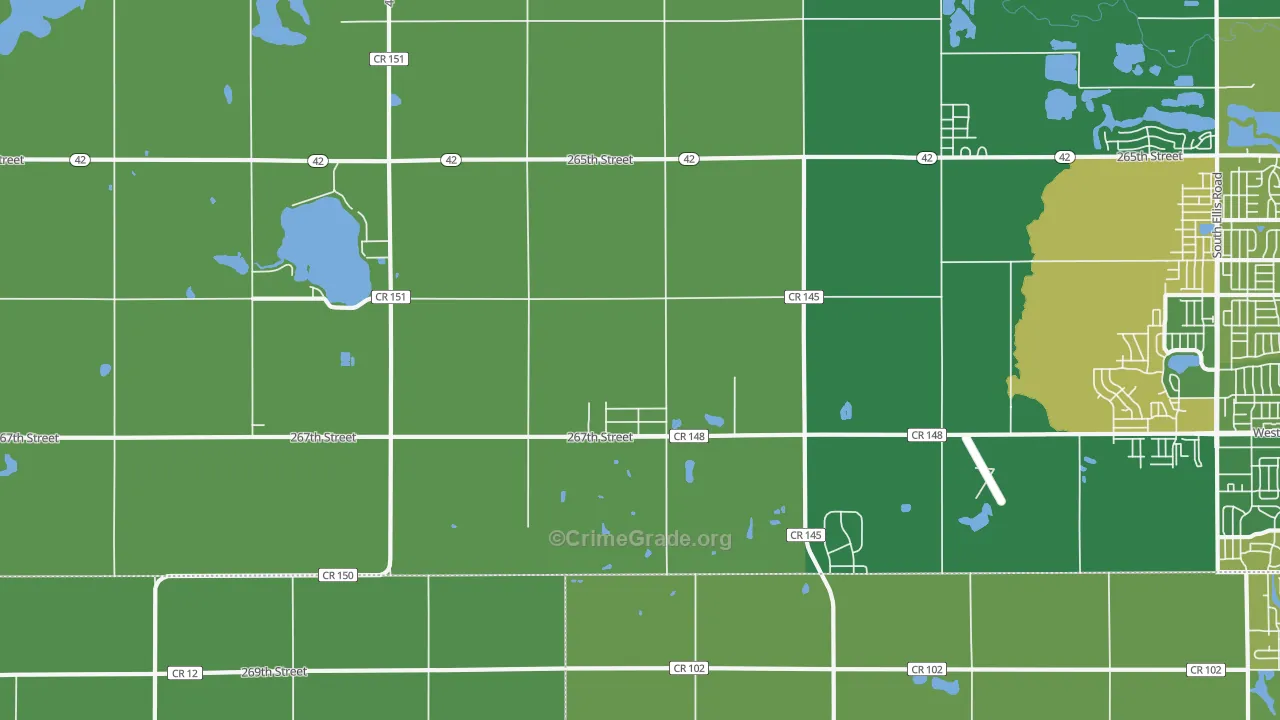 Buffalo Ridge, SD Map of Assault Rates