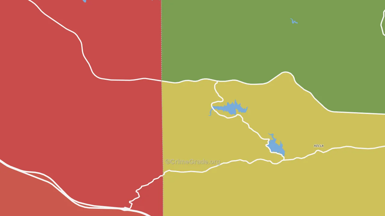 Buford, WY Map of Assault Rates