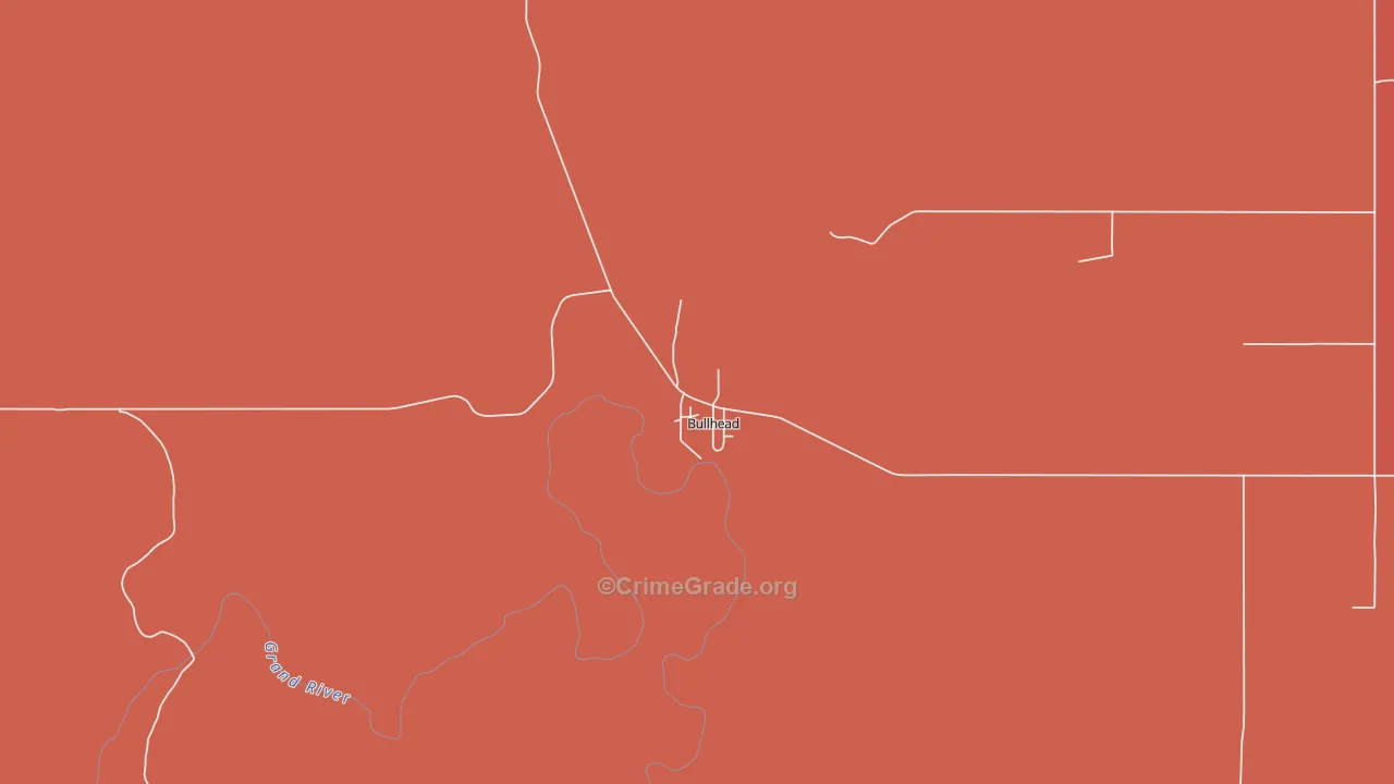 Bullhead, SD Map of Assault Rates
