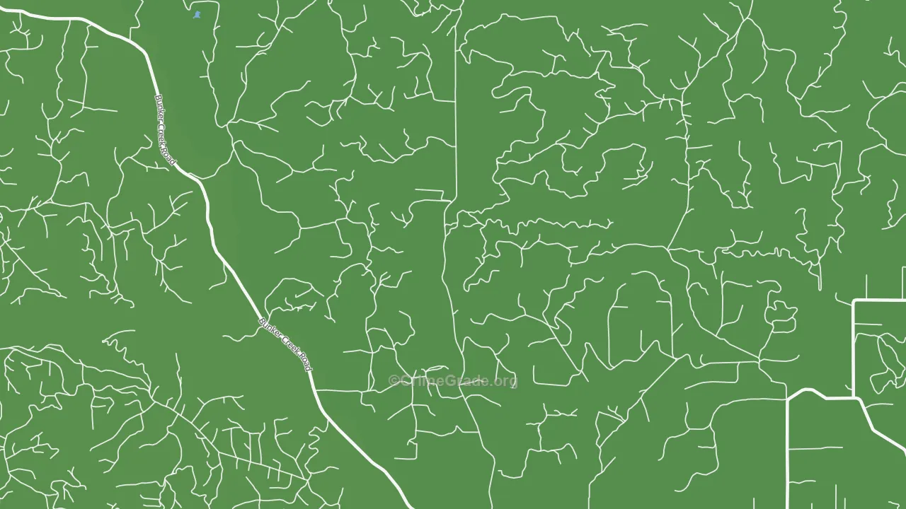 Bunker, WA Map of Assault Rates