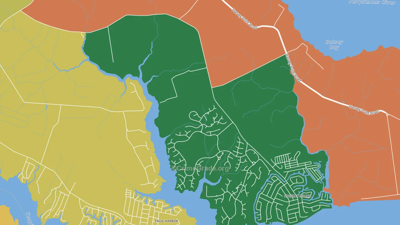 Burgess, NC Map of Assault Rates