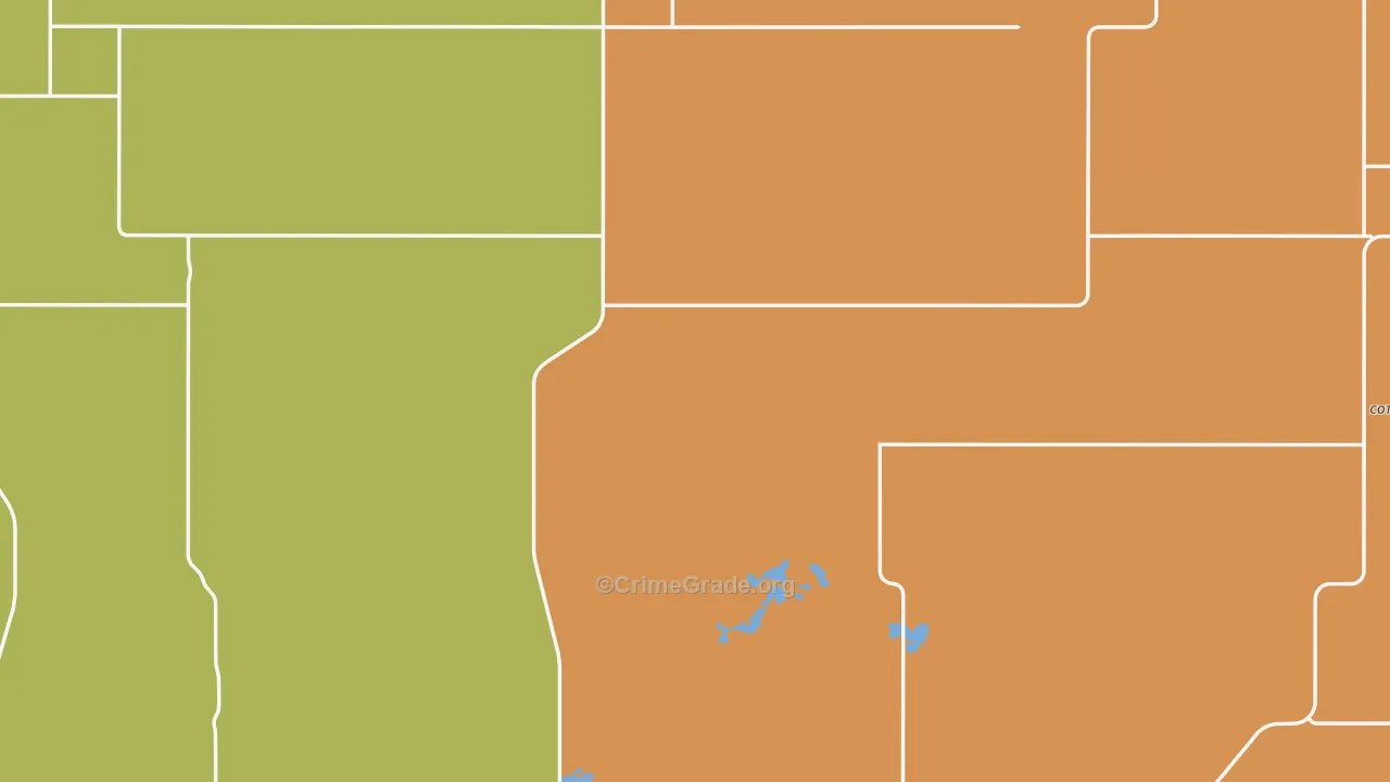 Burke County, ND Map of Assault Rates