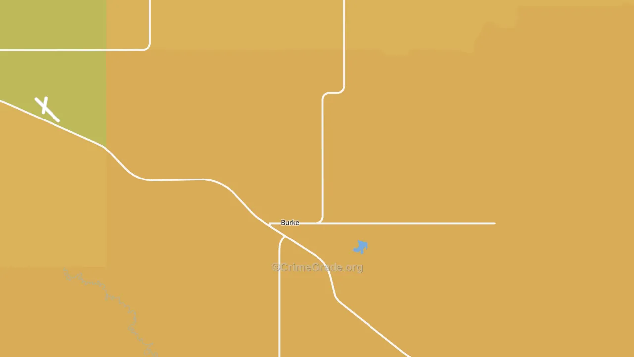 Burke, SD Map of Assault Rates