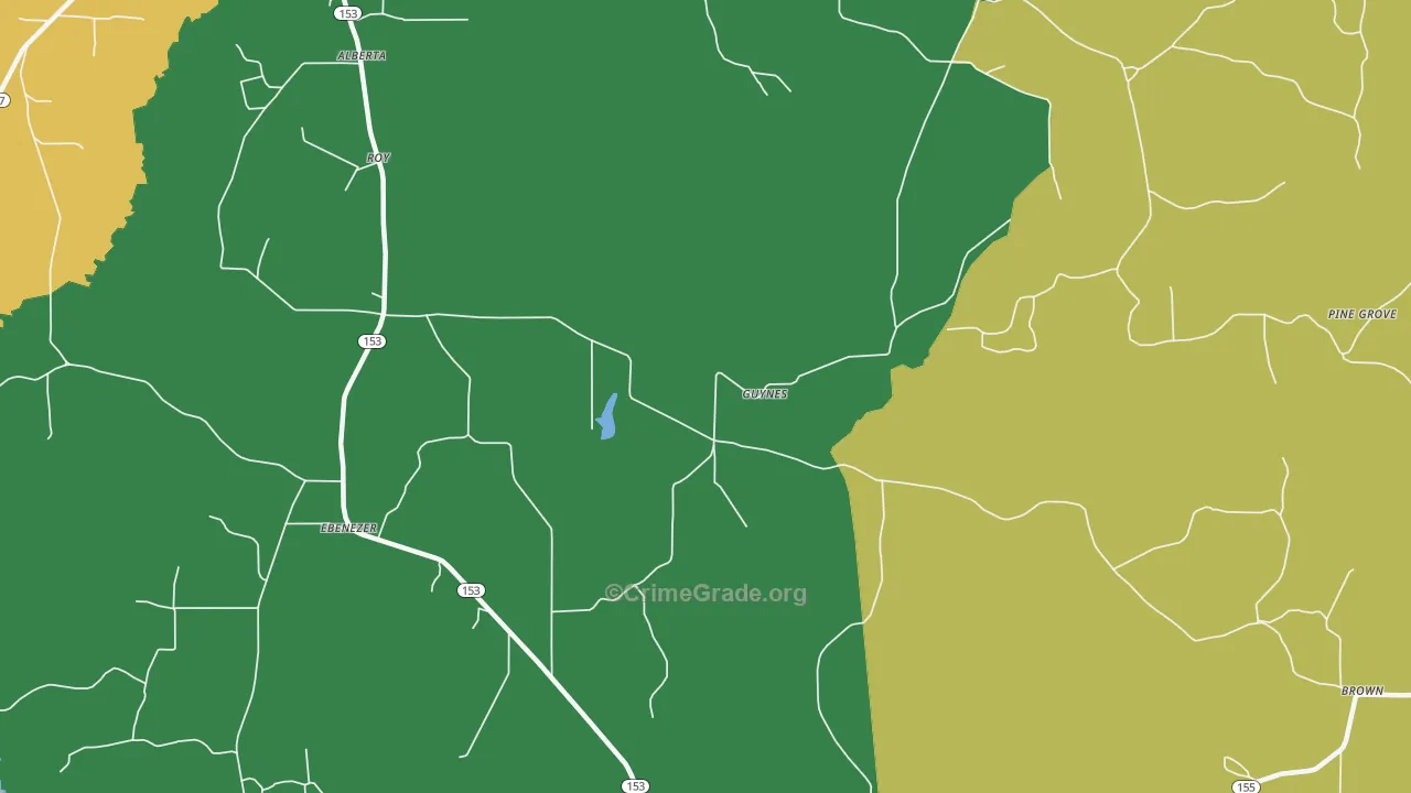 Burkplace, LA Map of Assault Rates