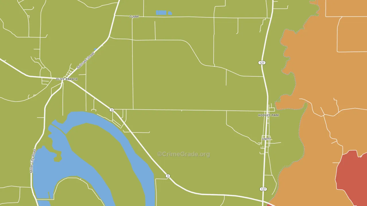 Cache, IL Map of Assault Rates