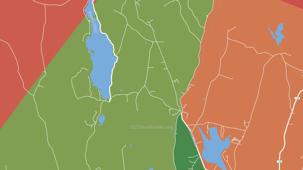 Canaan Center, NH Map of Assault Rates