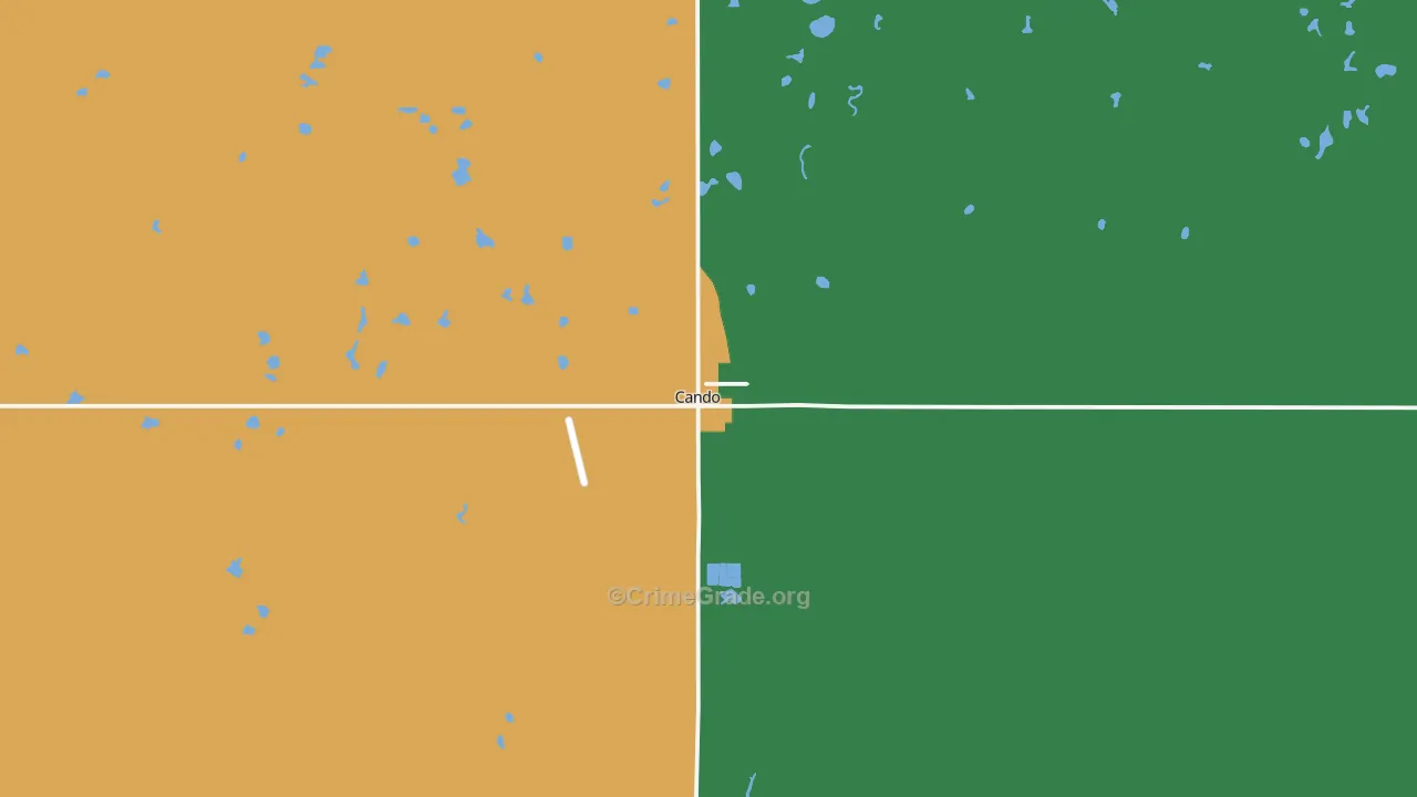 Cando, ND Map of Assault Rates