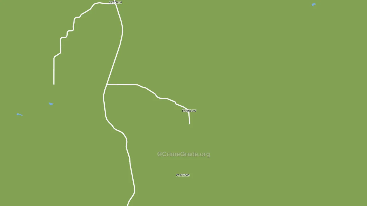 Canjilon, NM Map of Assault Rates