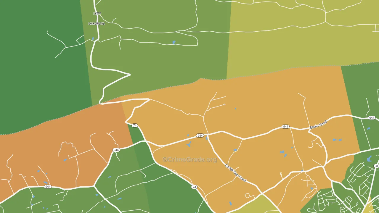Caprivi, PA Map of Assault Rates