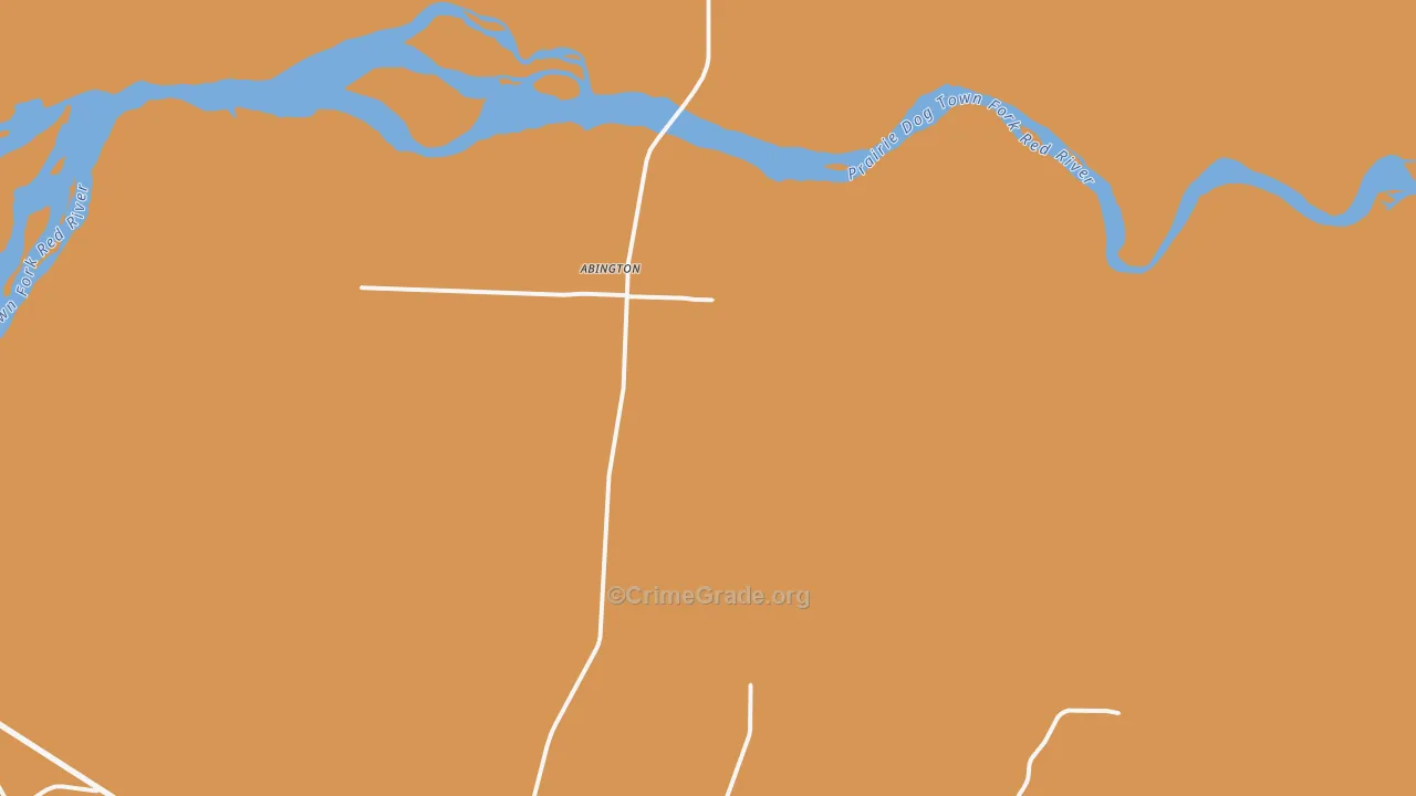 Carey, TX Map of Assault Rates