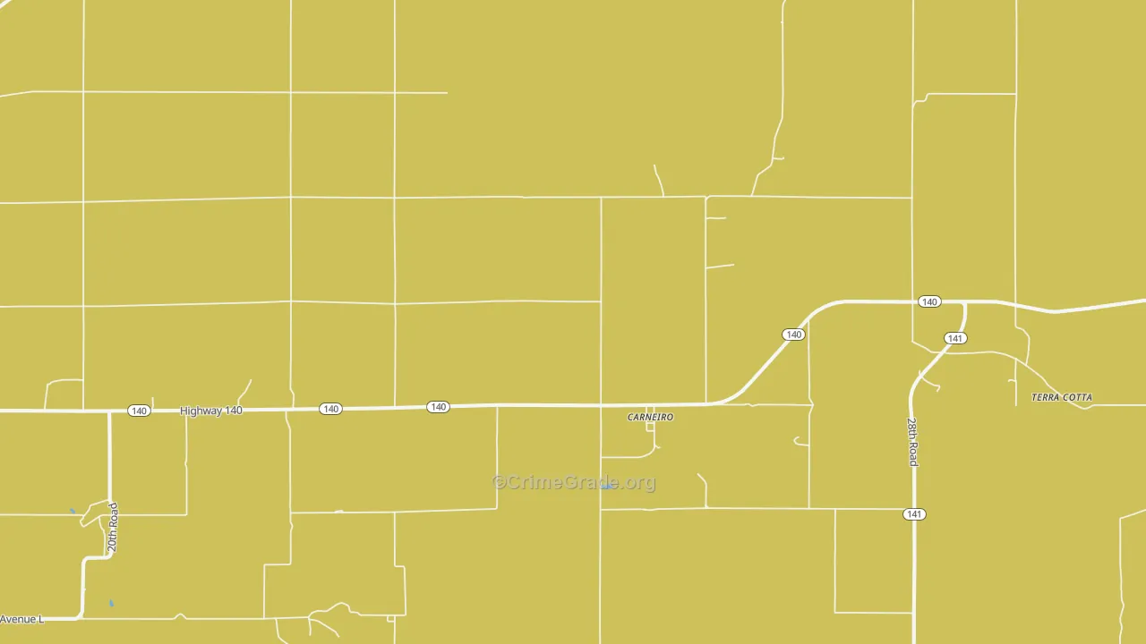 Carneiro, KS Map of Assault Rates