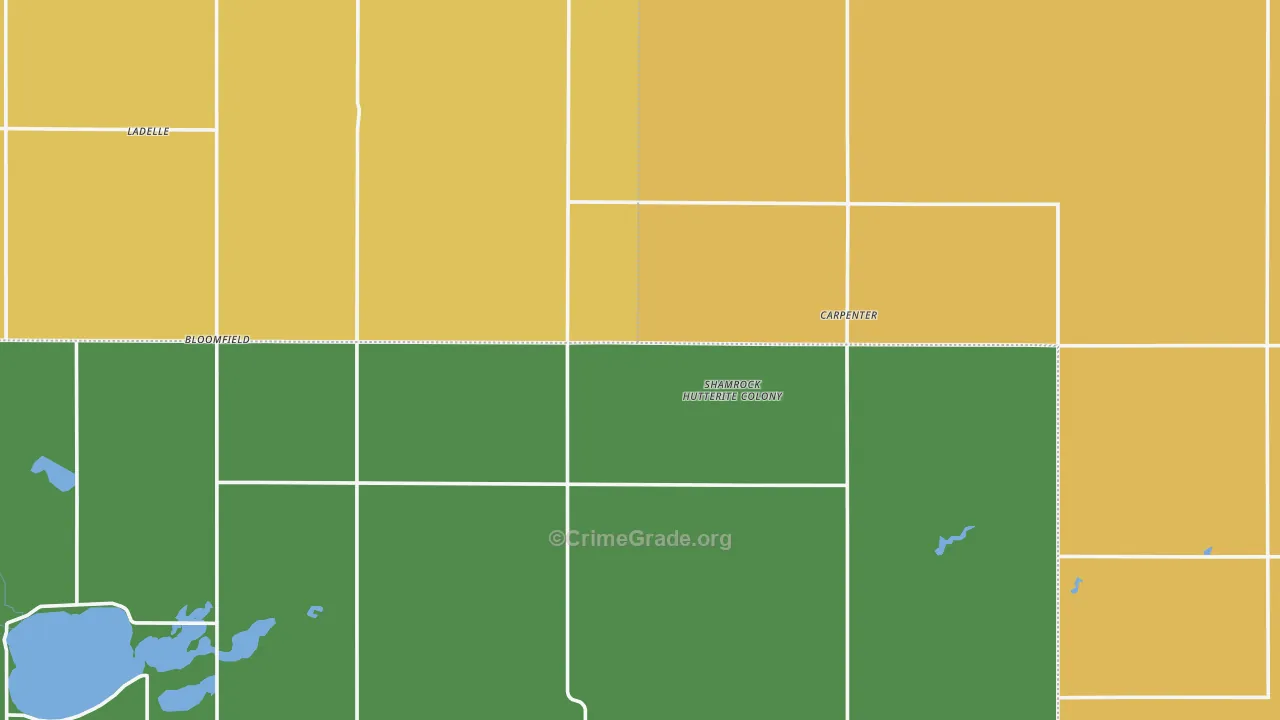 Carpenter, SD Map of Assault Rates