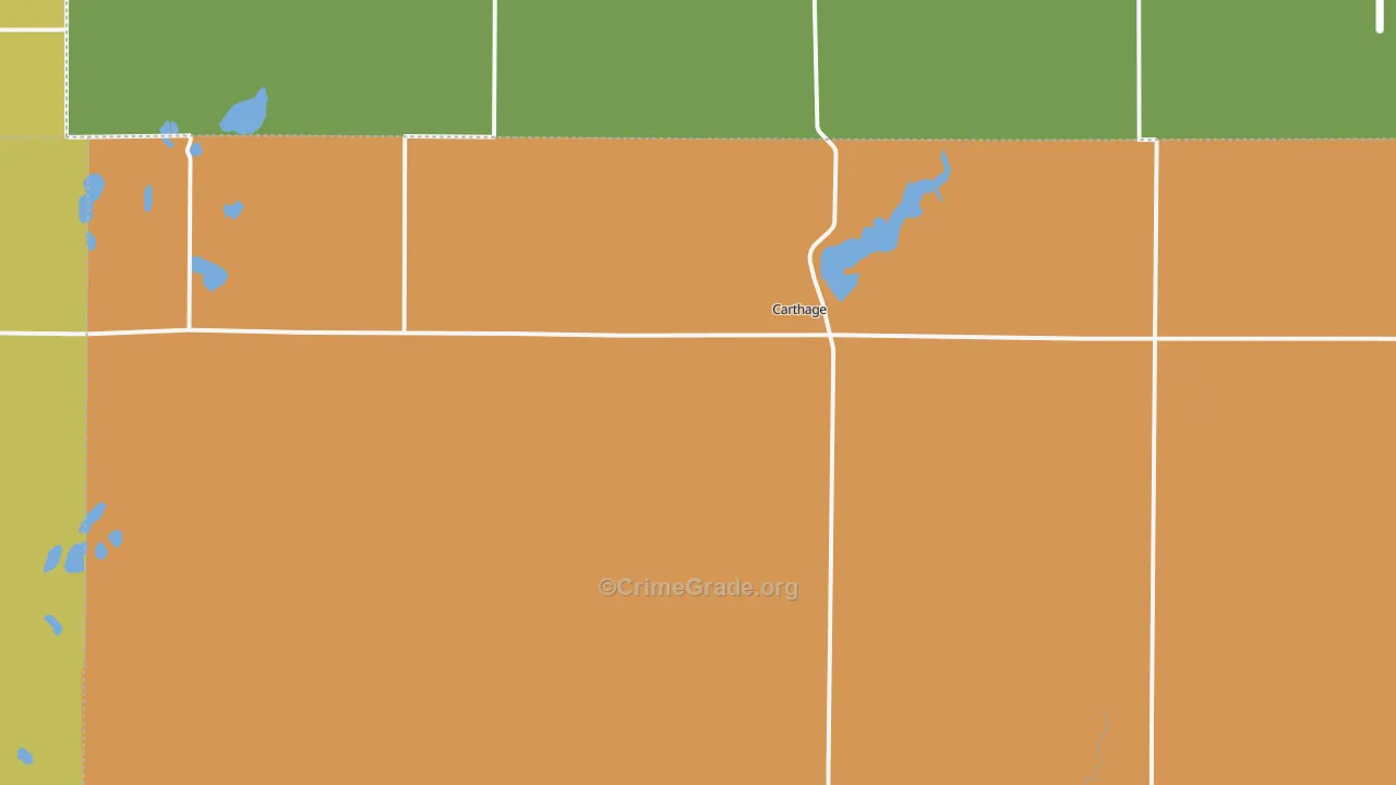 Carthage, SD Map of Assault Rates