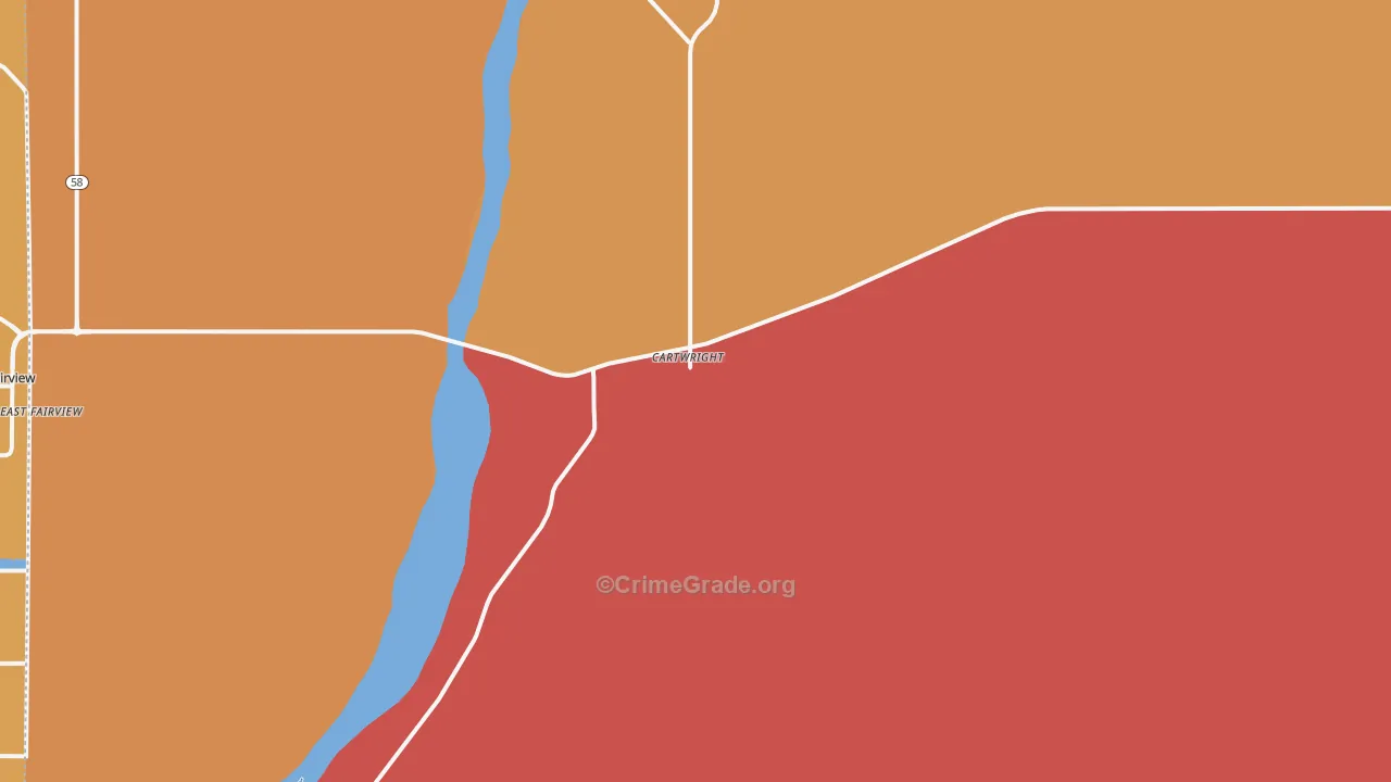Cartwright, ND Map of Assault Rates