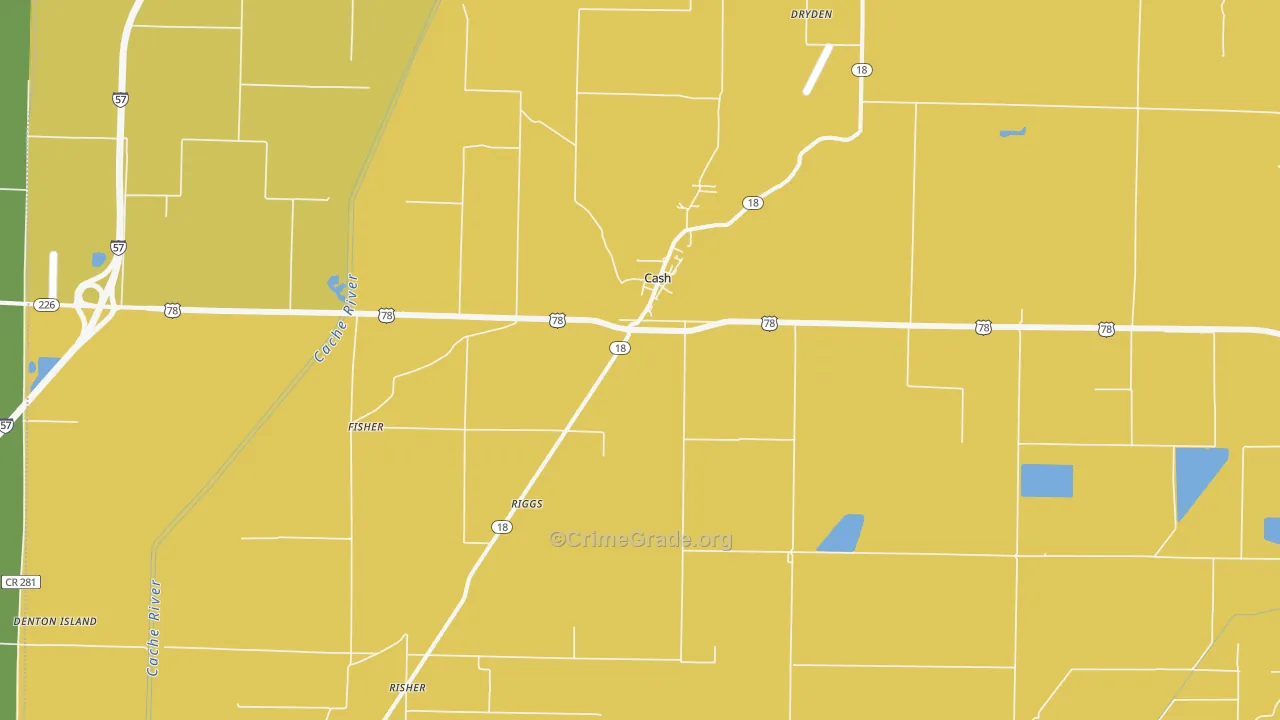 Cash, AR Map of Assault Rates