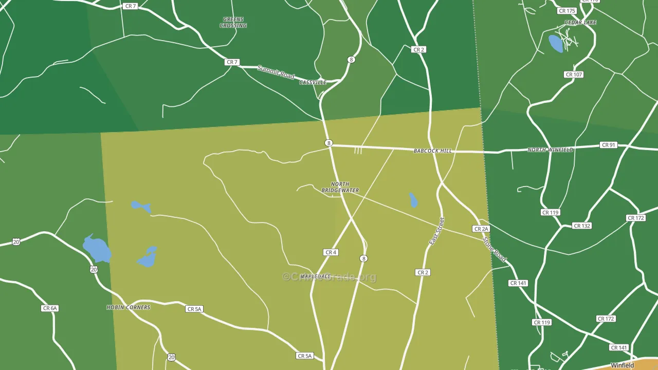 Cassville, NY Map of Assault Rates