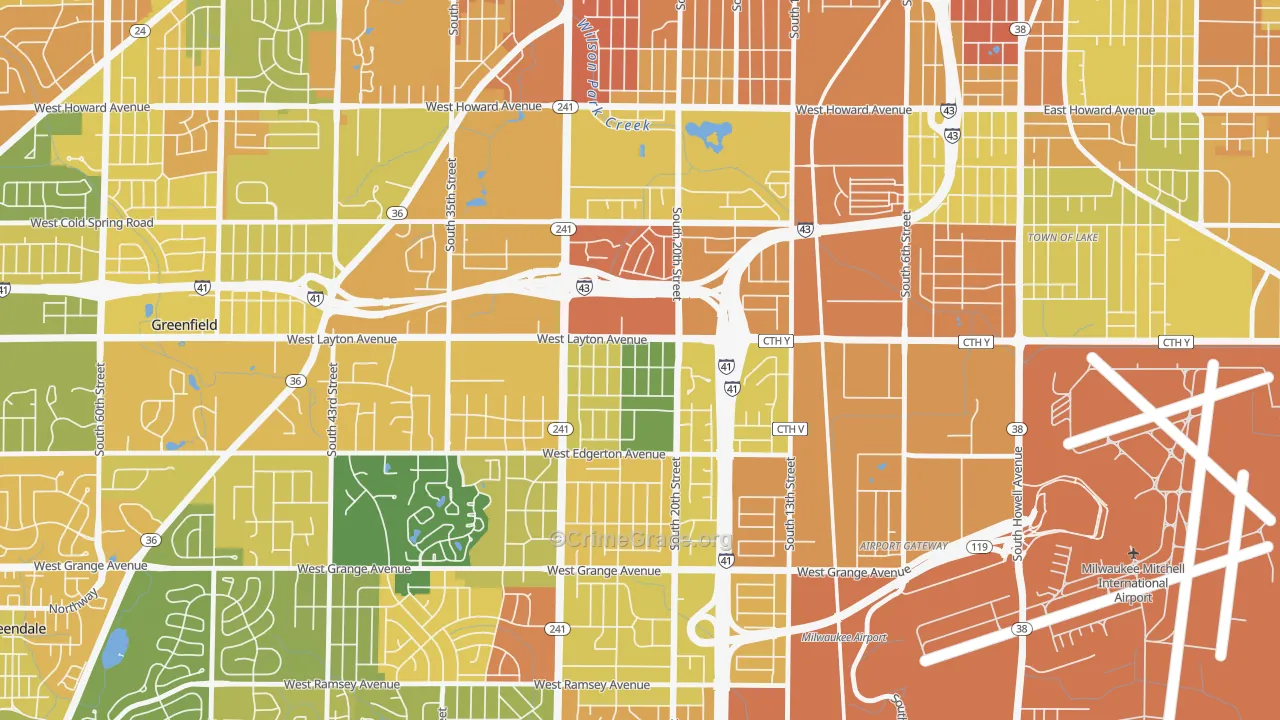Castle Manor, Milwaukee, WI Map of Assault Rates