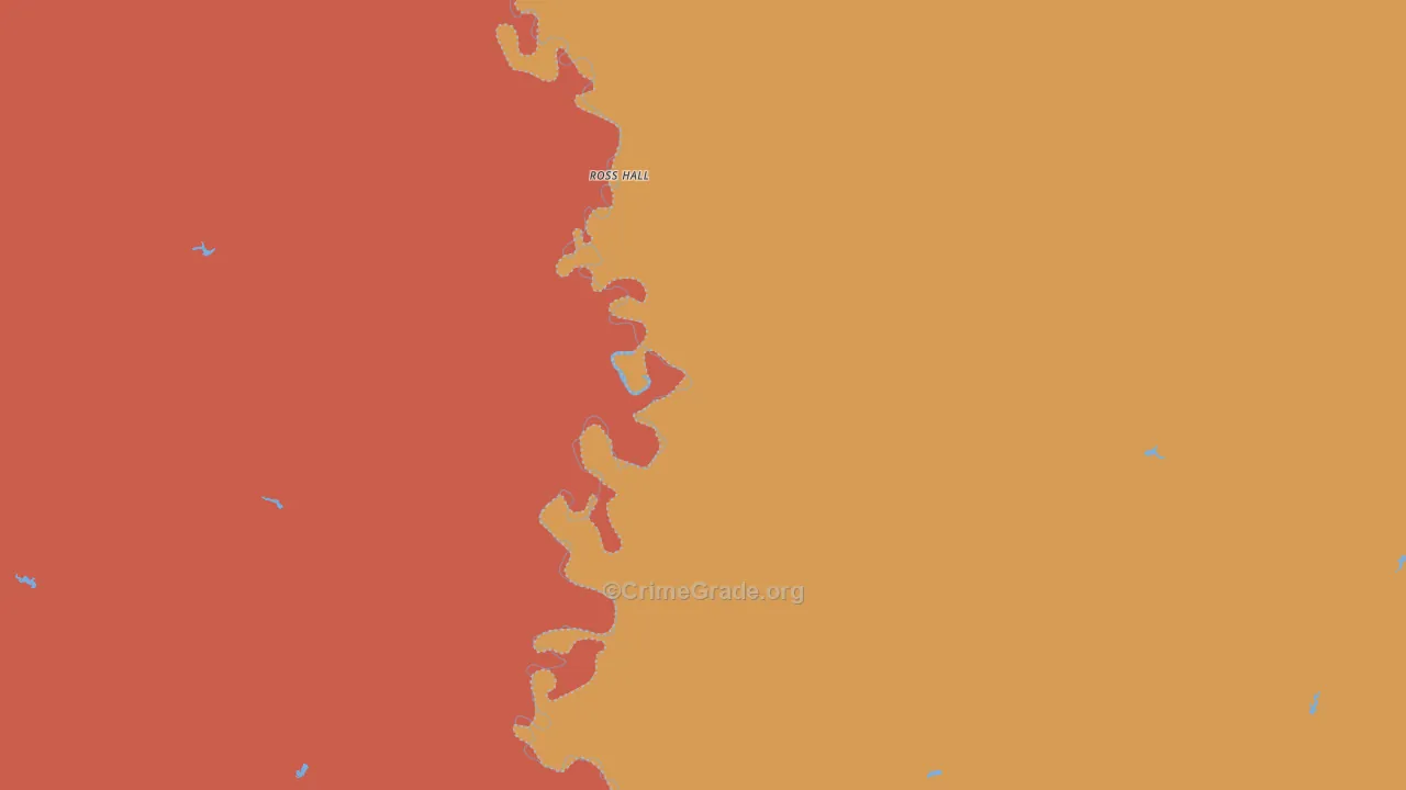 Cat Creek, MT Map of Assault Rates