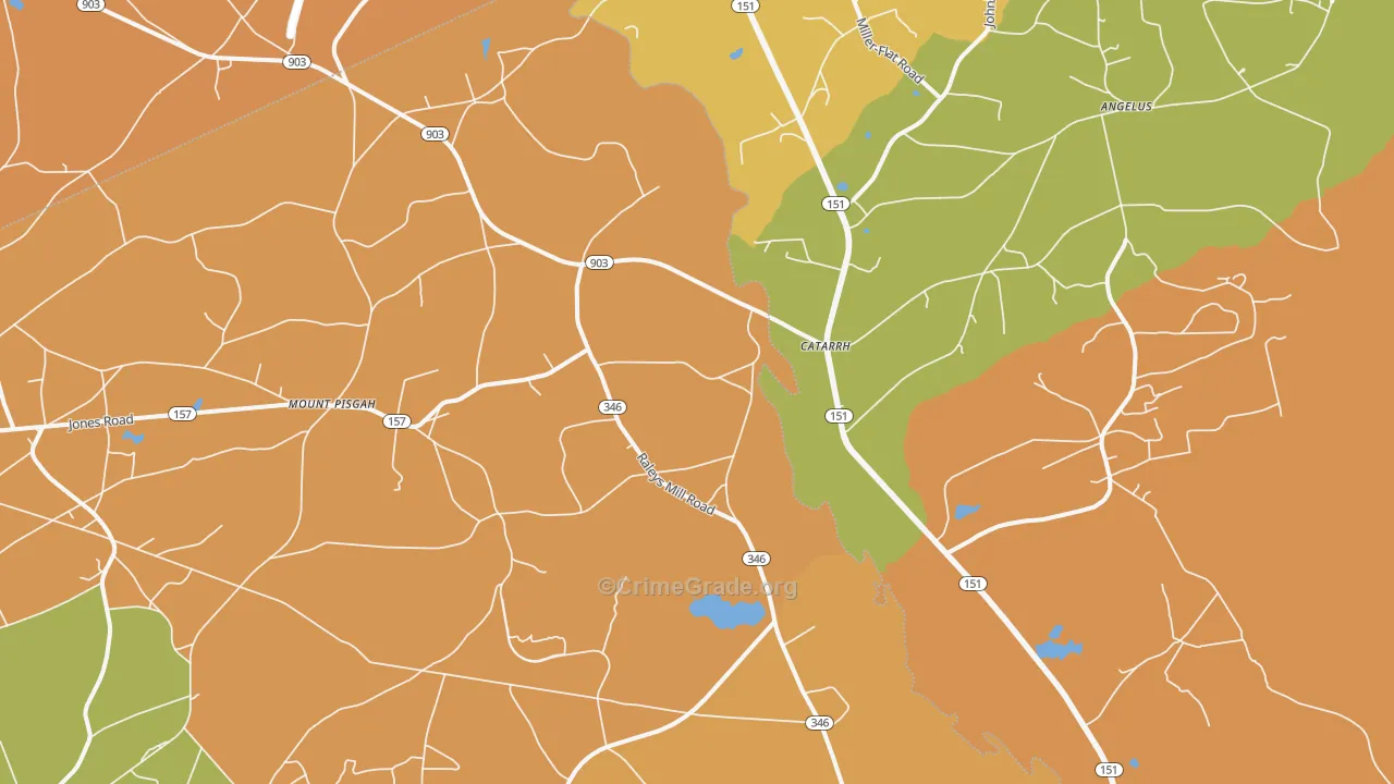 Catarrh, SC Map of Assault Rates