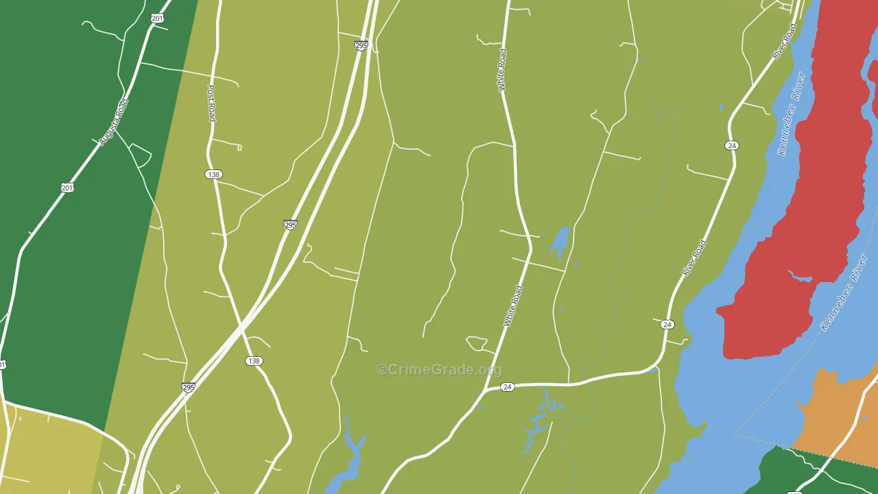 Cathance, ME Map of Assault Rates