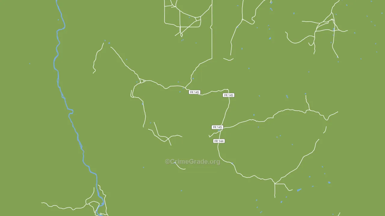 Cebolla, NM Map of Assault Rates