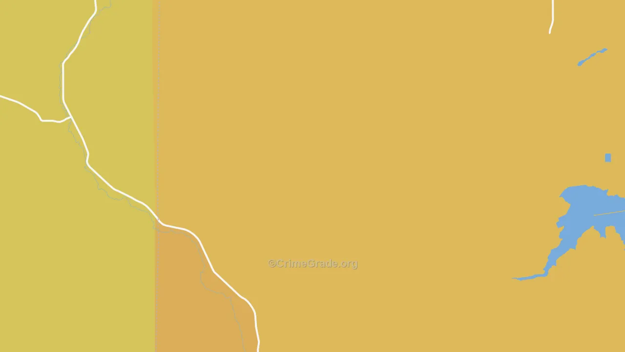 Cecil, OR Map of Assault Rates