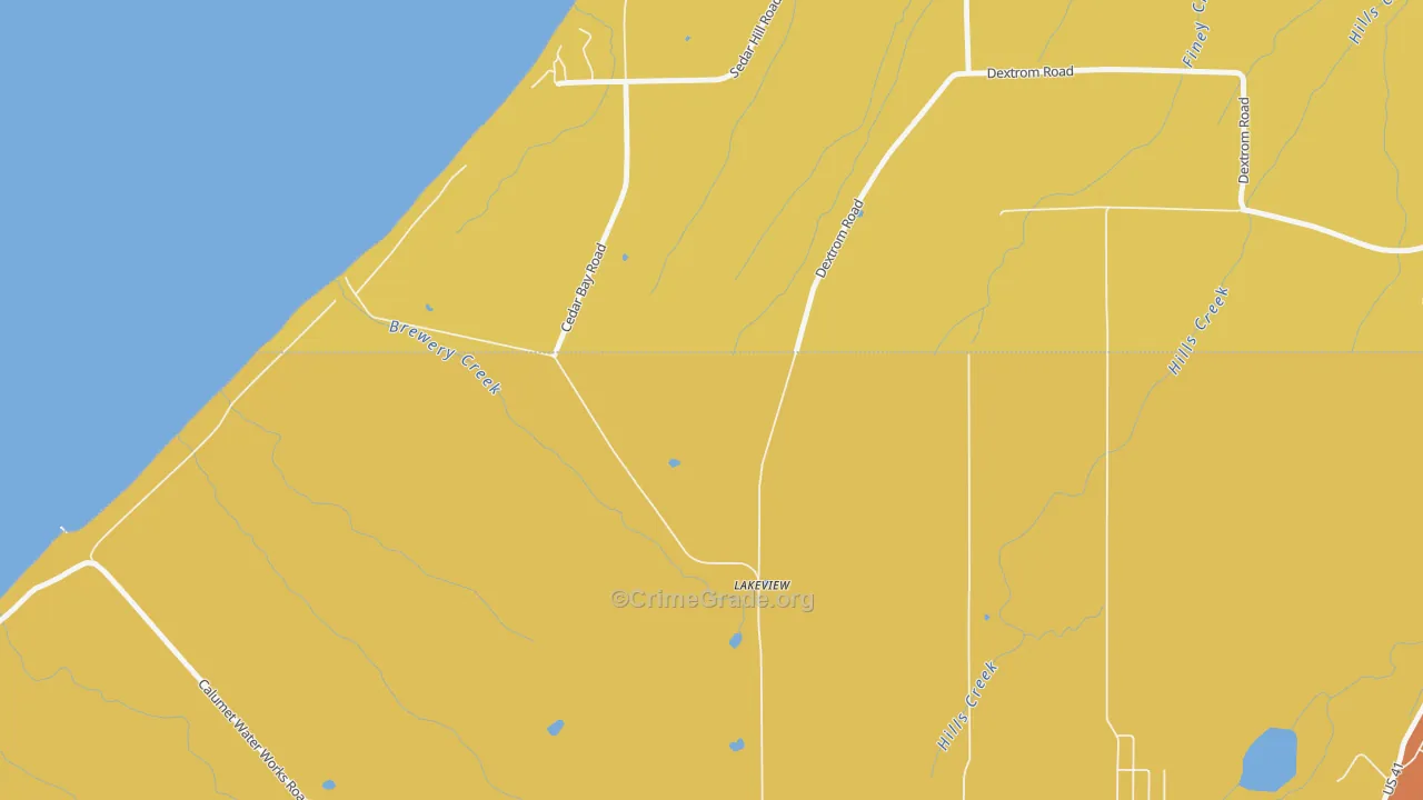 Centennial Heights, MI Map of Assault Rates