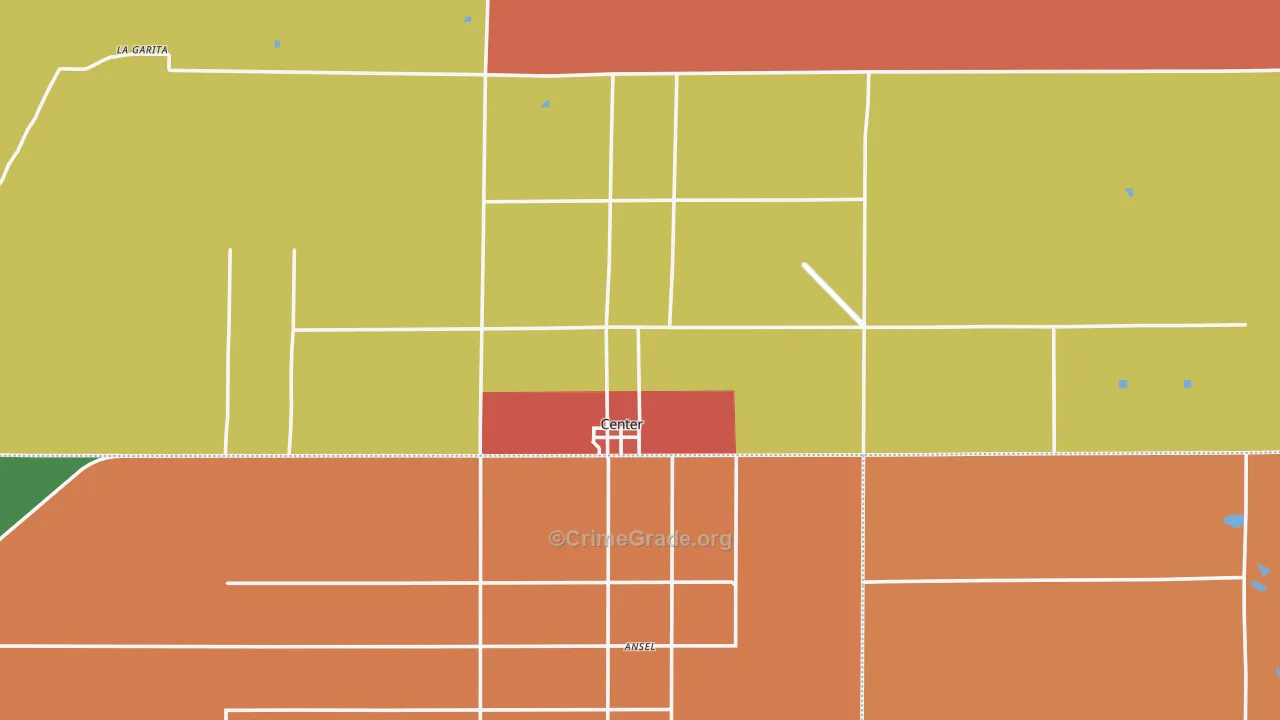 Center, CO Map of Assault Rates