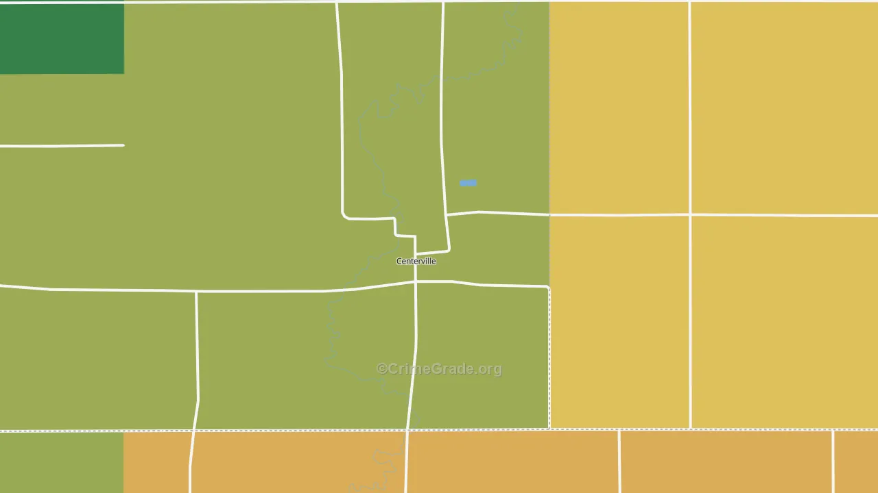 Centerville, SD Map of Assault Rates