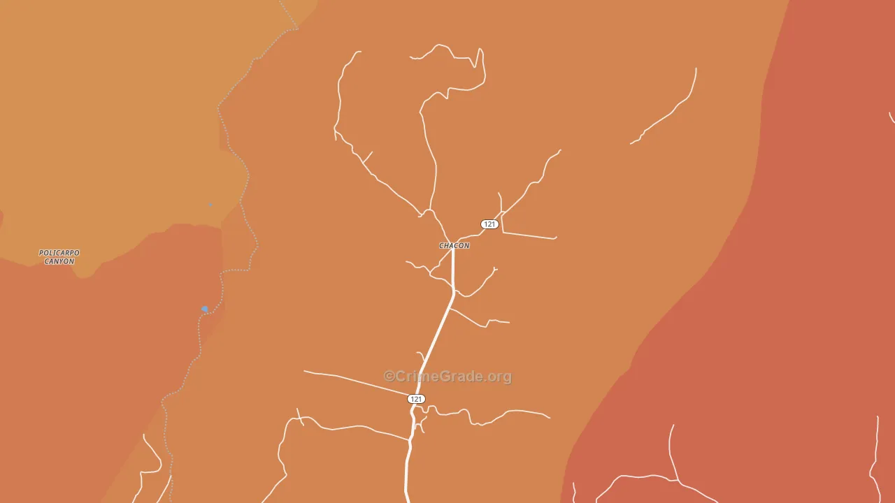 Chacon, NM Map of Assault Rates