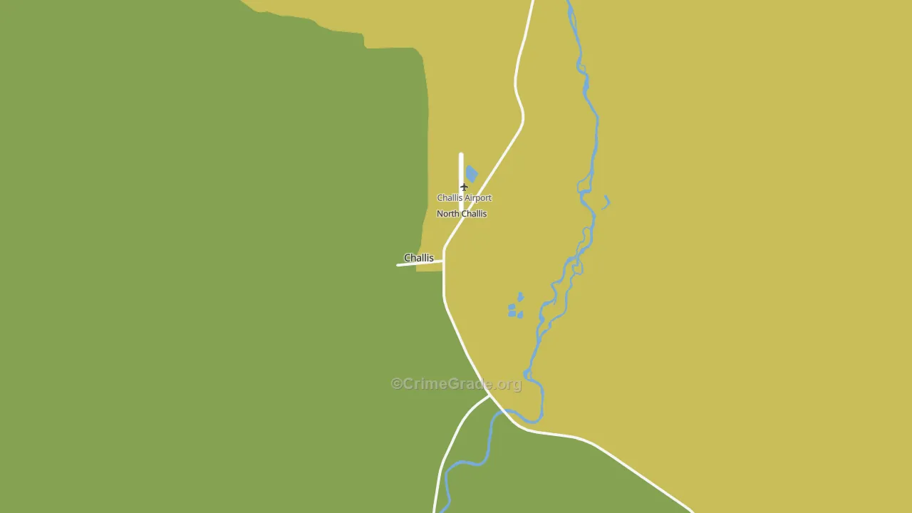Challis, ID Map of Assault Rates