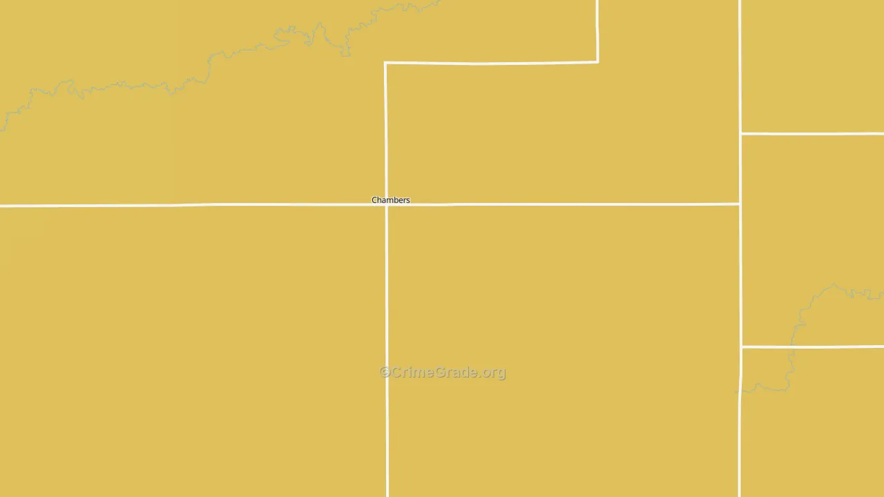 Chambers, NE Map of Assault Rates
