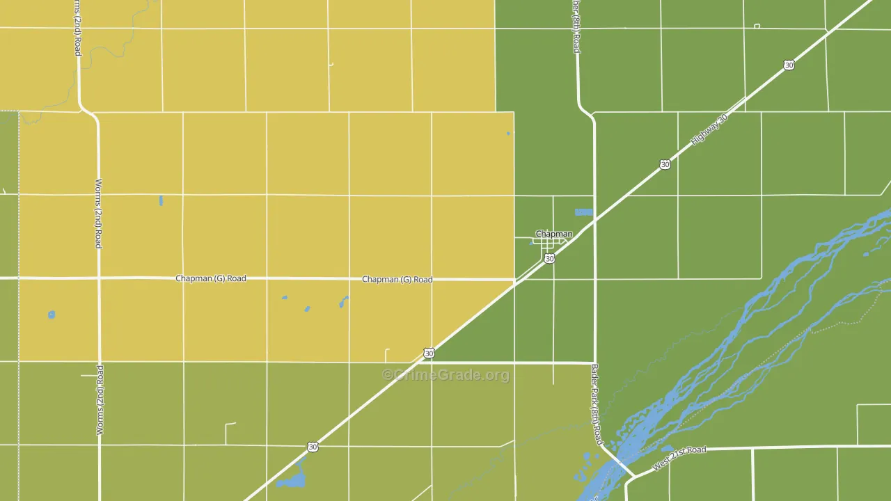 Chapman, NE Map of Assault Rates