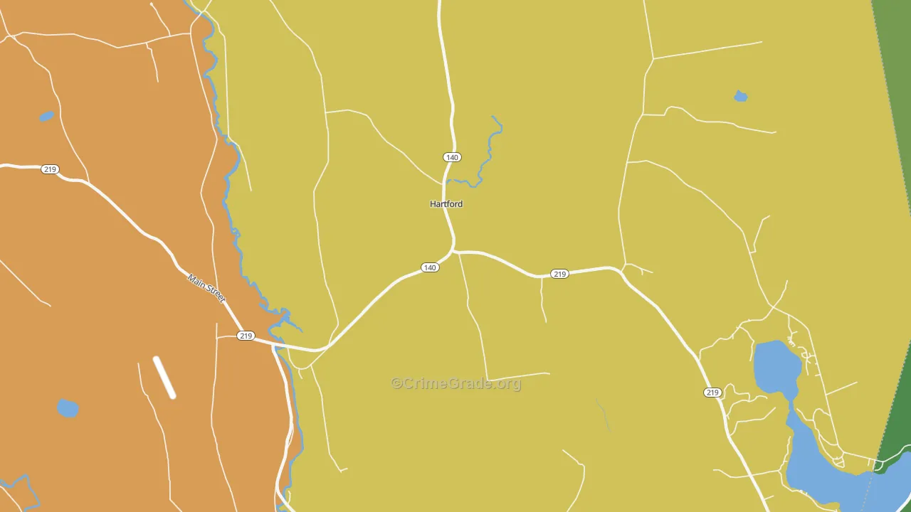 Chase Mills, ME Map of Assault Rates