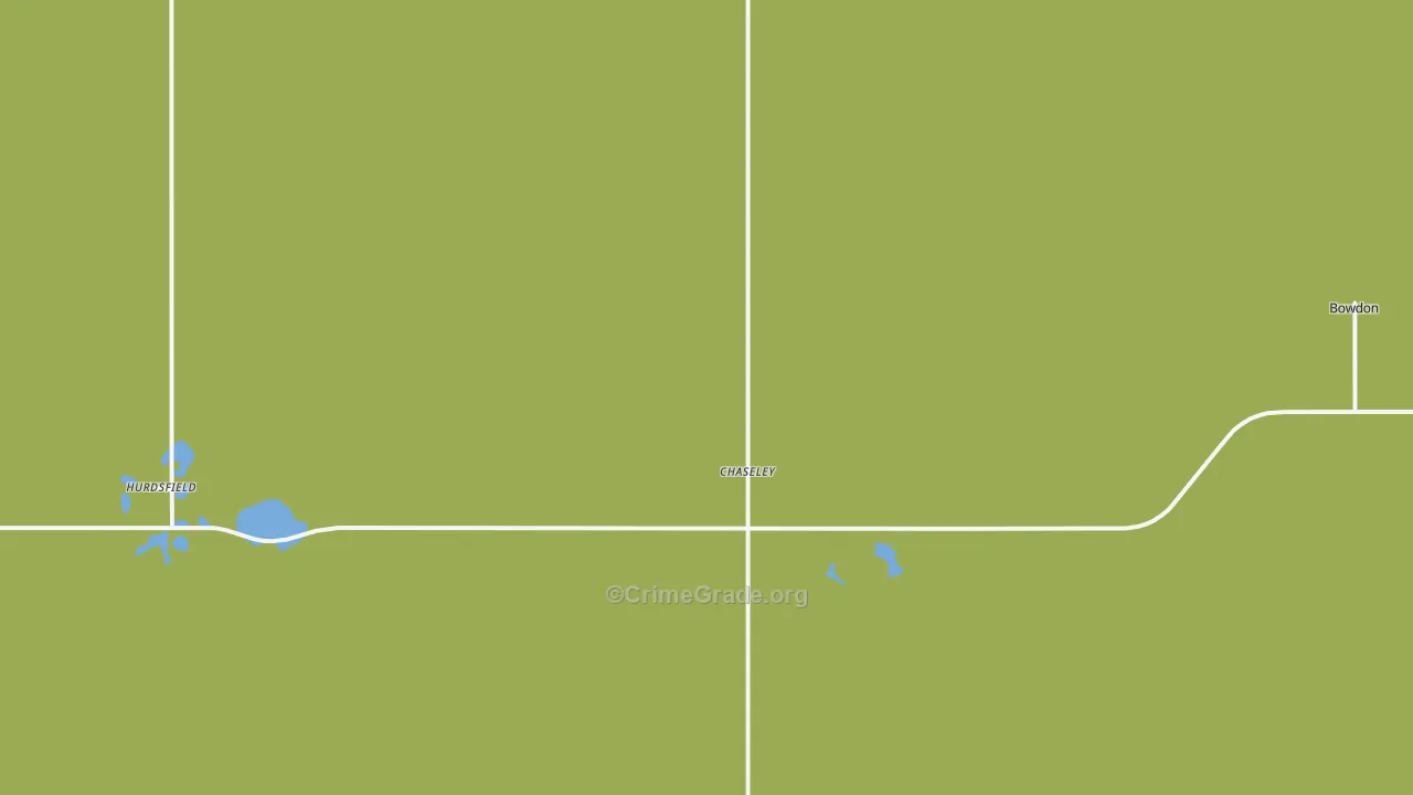 Chaseley, ND Map of Assault Rates