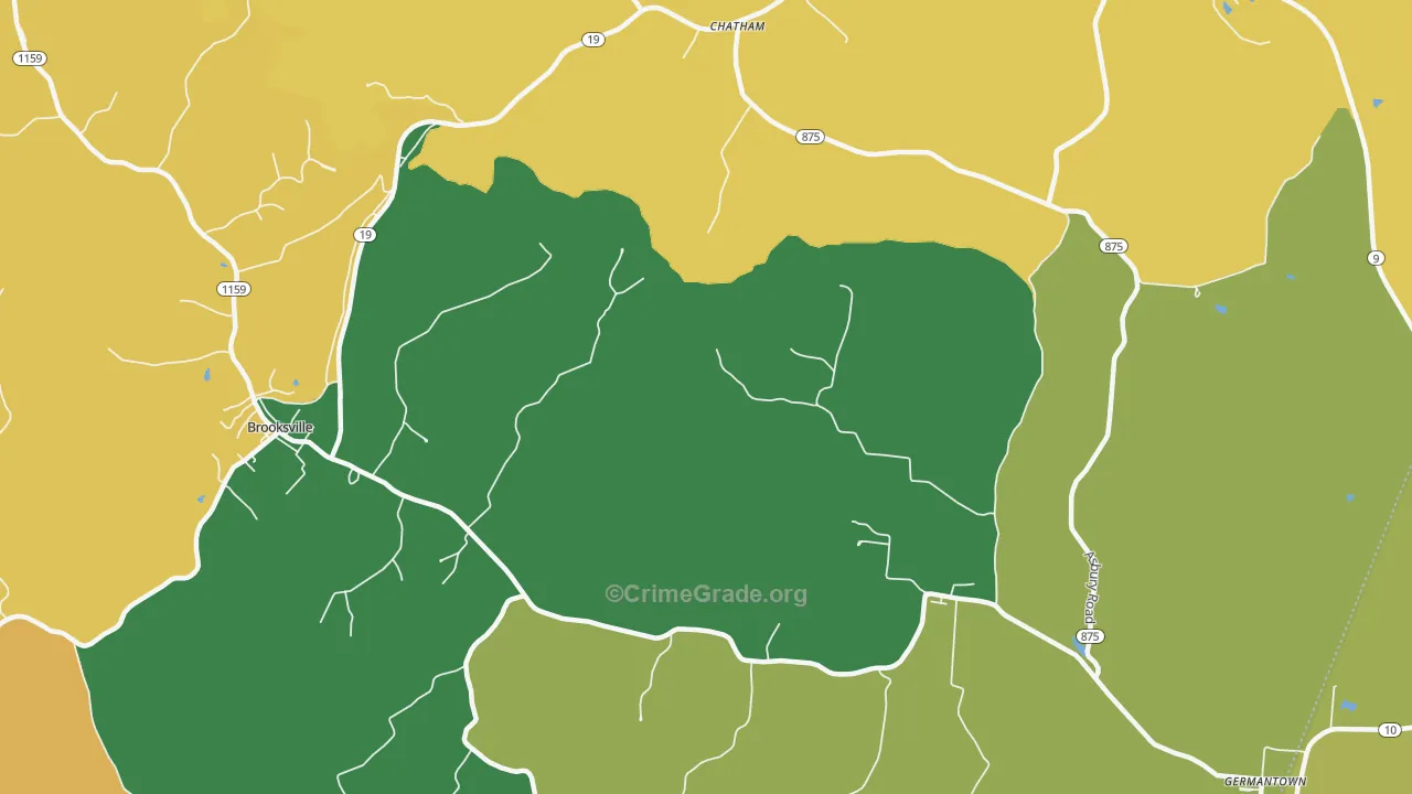 Chatham, KY Map of Assault Rates