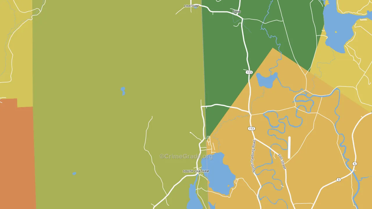 Chatham, NH Map of Assault Rates