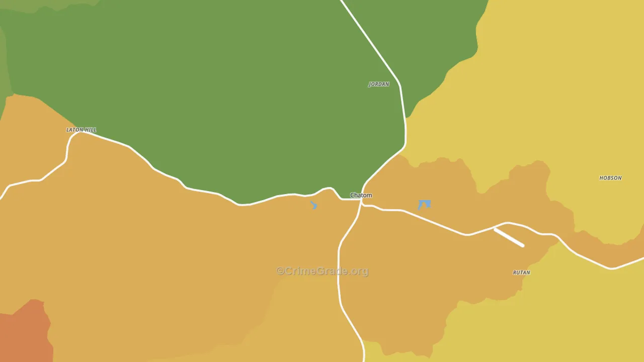 Chatom, AL Map of Assault Rates