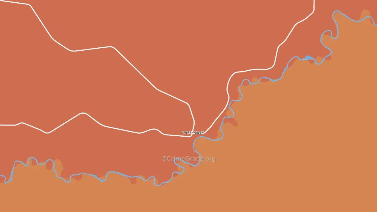 Cherry Creek, SD Map of Assault Rates