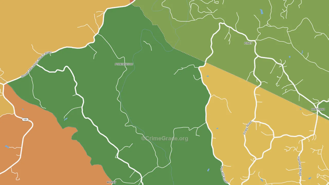 Chesterfield, NC Map of Assault Rates