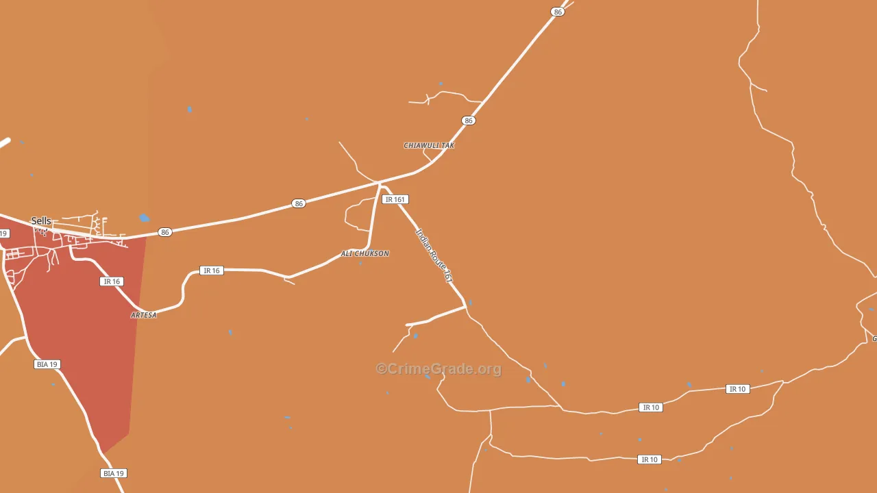 Chiawuli Tak, AZ Map of Assault Rates