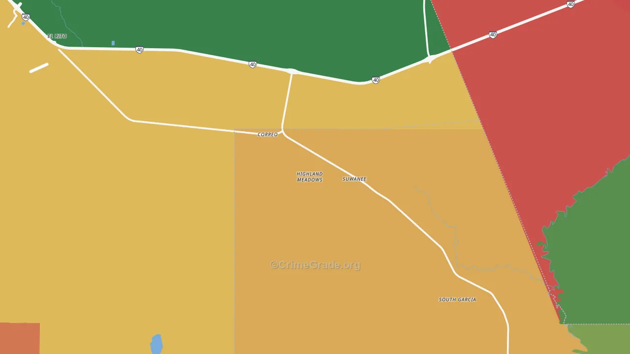 Chical, NM Map of Assault Rates