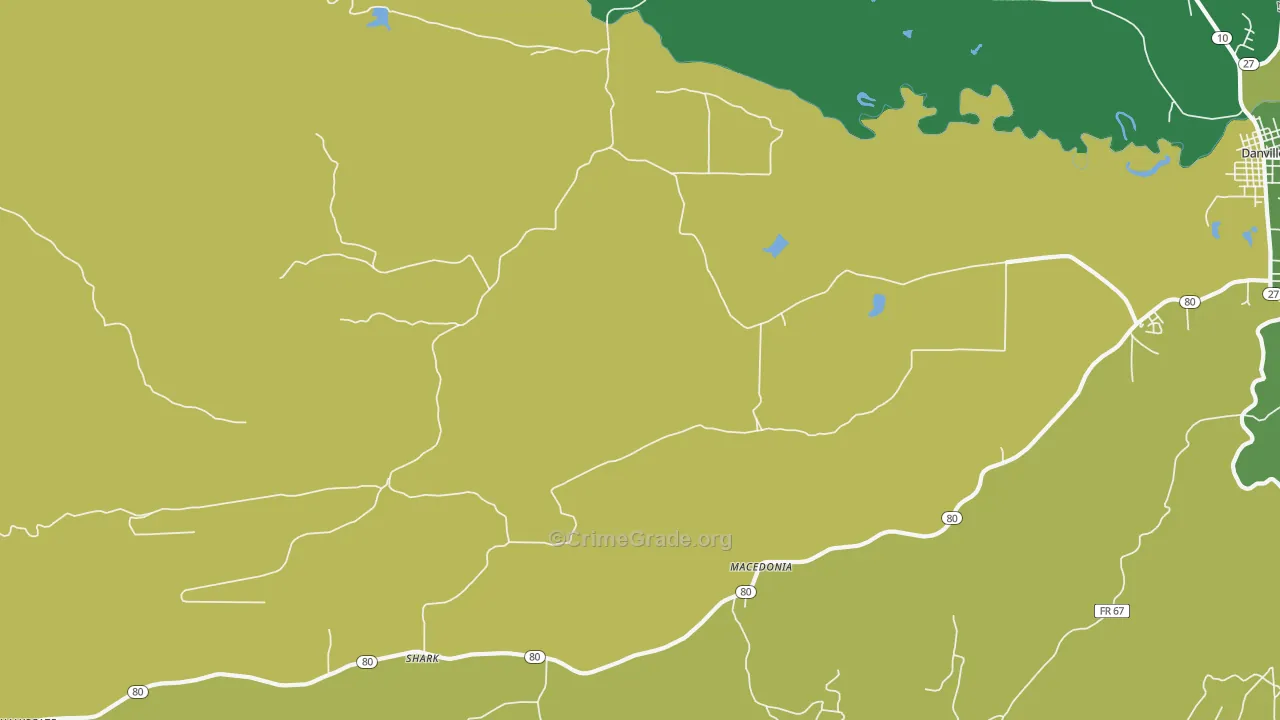 Chickalah, AR Map of Assault Rates