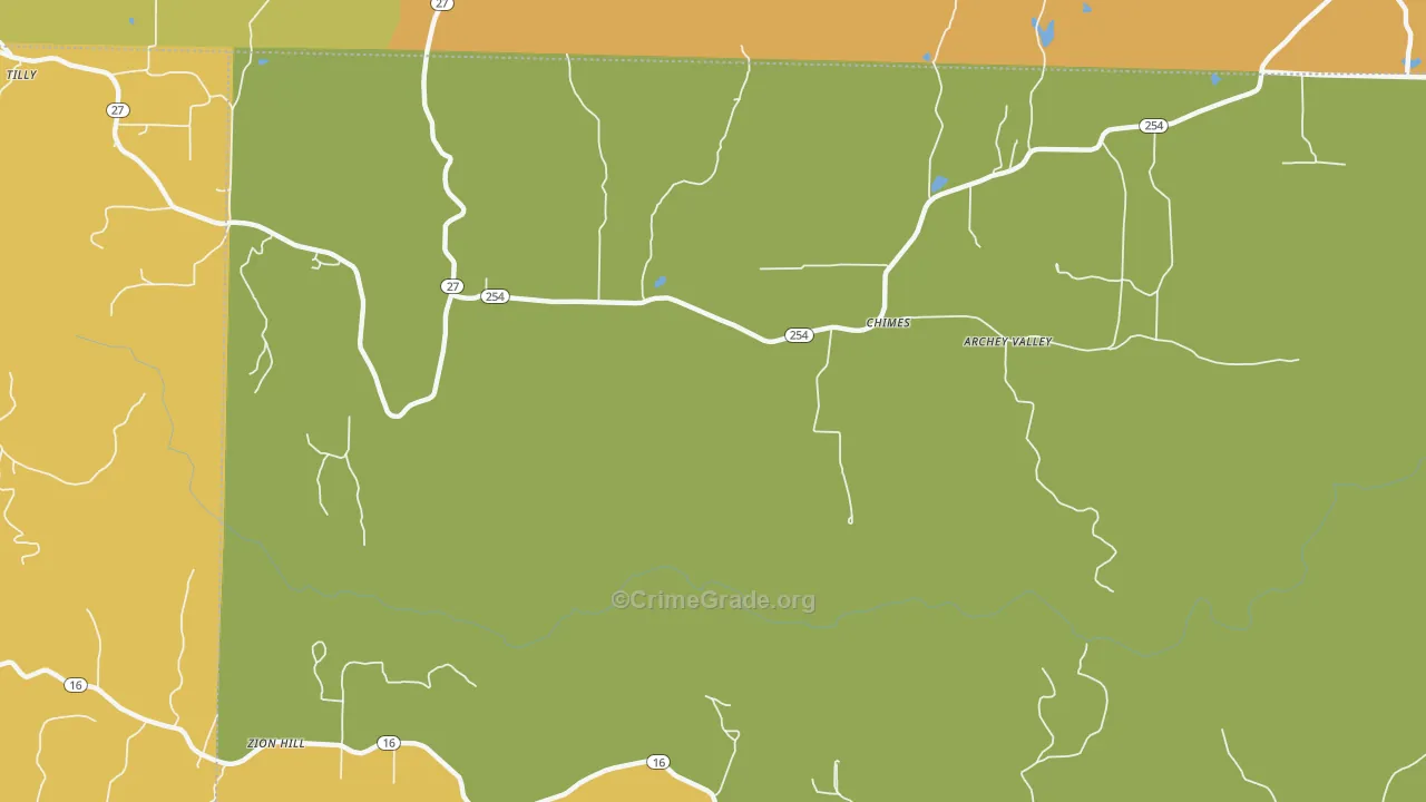 Chimes, AR Map of Assault Rates