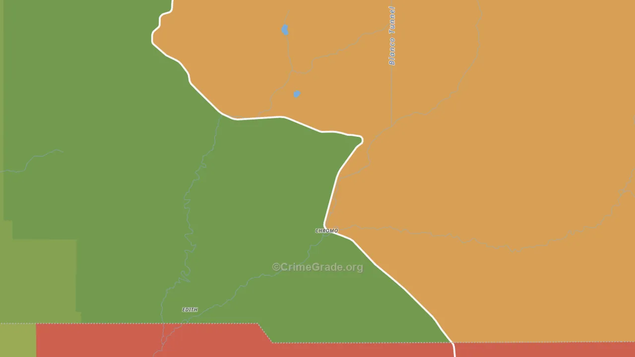 Chromo, CO Map of Assault Rates