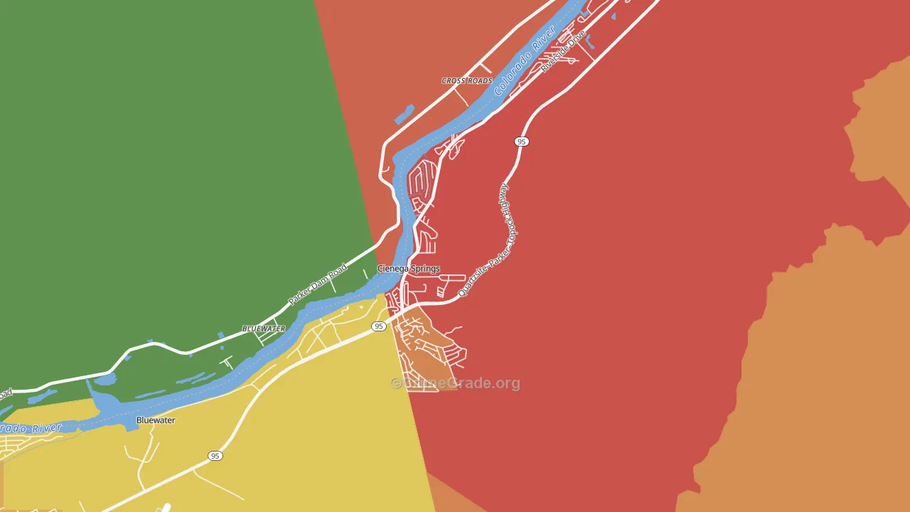 Cienega Springs, AZ Map of Assault Rates