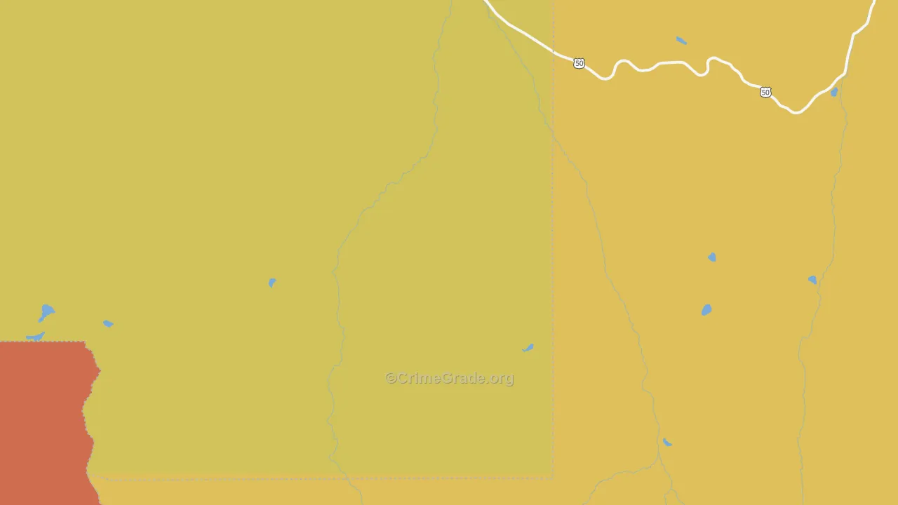 Cimarron, CO Map of Assault Rates
