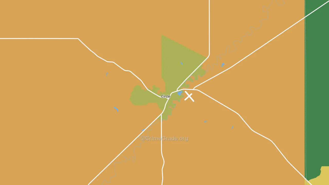 Circle, MT Map of Assault Rates
