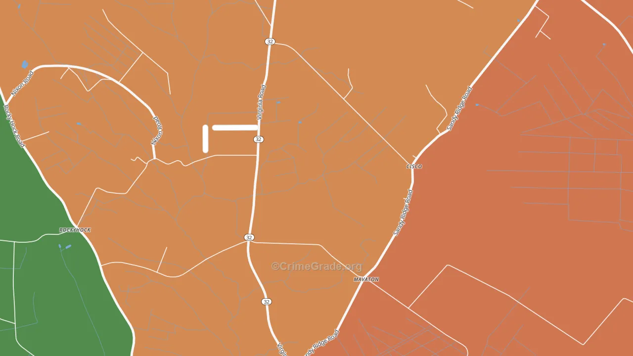 Cisco, NC Map of Assault Rates