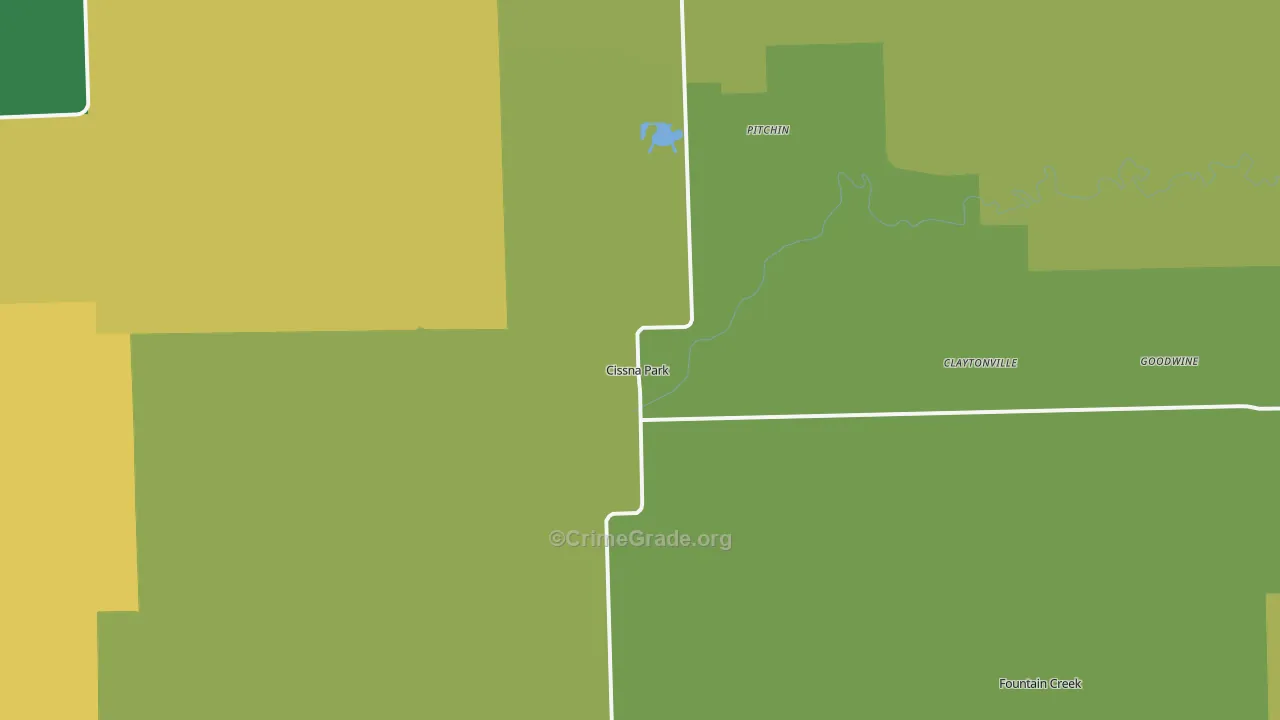 Cissna Park, IL Map of Assault Rates